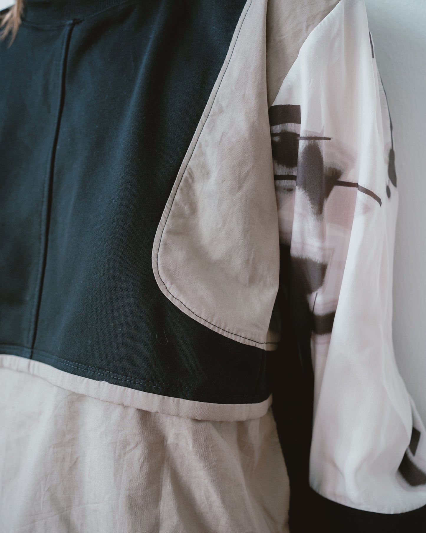 Upcycled Cotton Silk Top