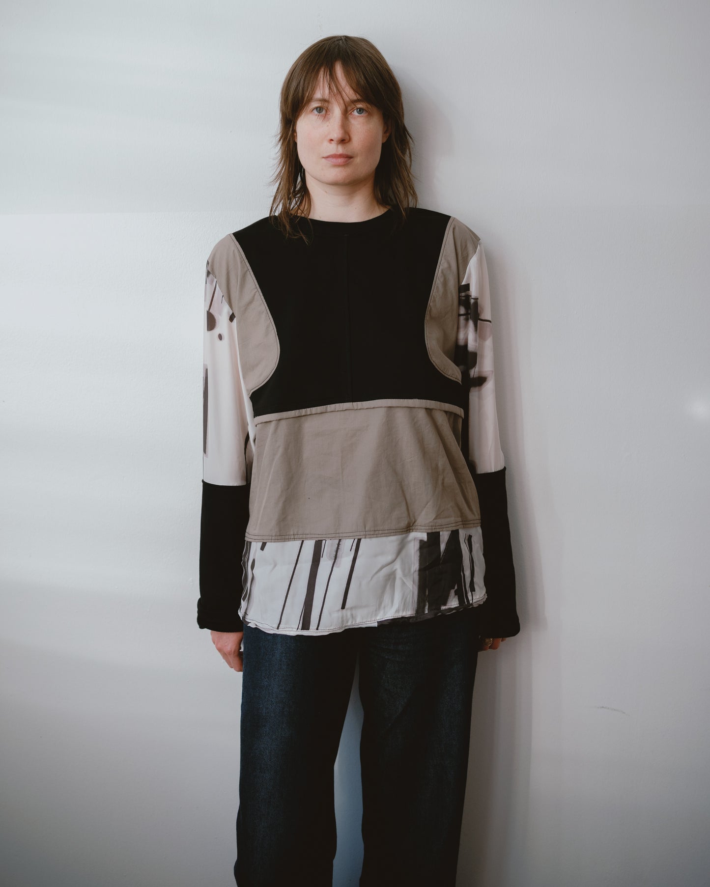 Upcycled Cotton Silk Top