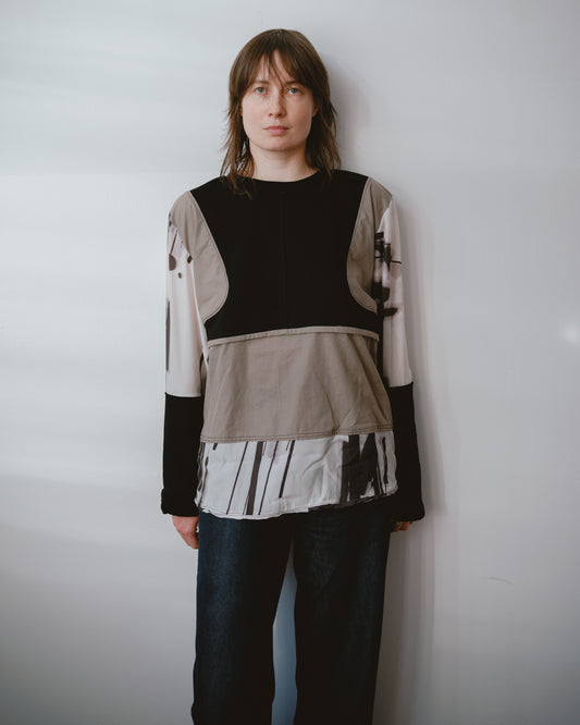 Upcycled Cotton Silk Top