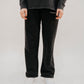 French Terry sweatpants in vintage black